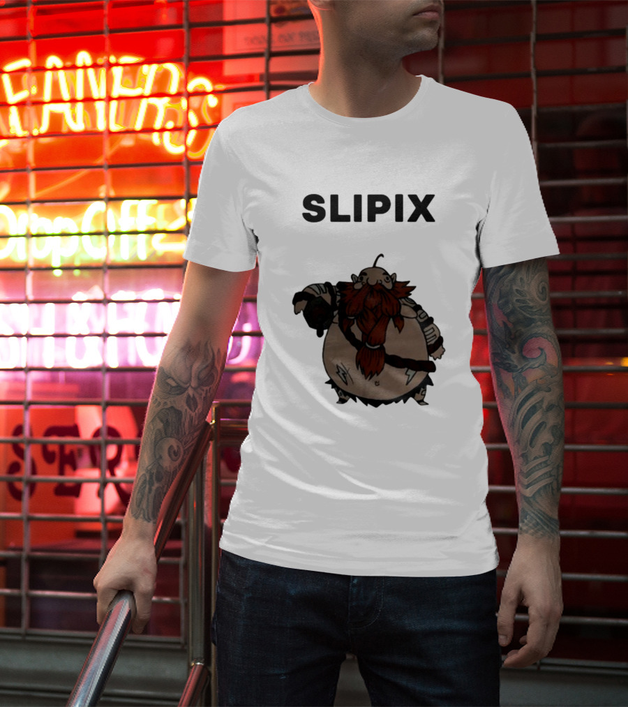 Slipix Tds Character Bold Bearded Figure T-Shirt