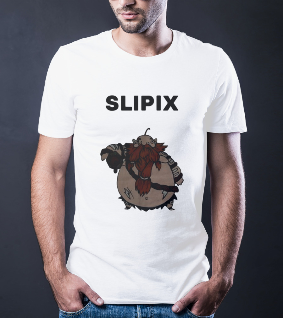 Slipix Tds Character Bold Bearded Figure T-Shirt