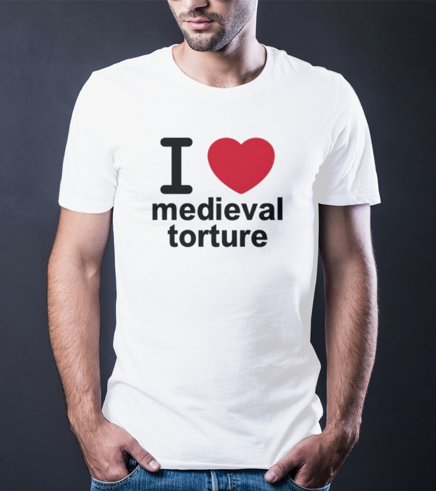 Wii Goth I Love Medieval Torture T-Shirt