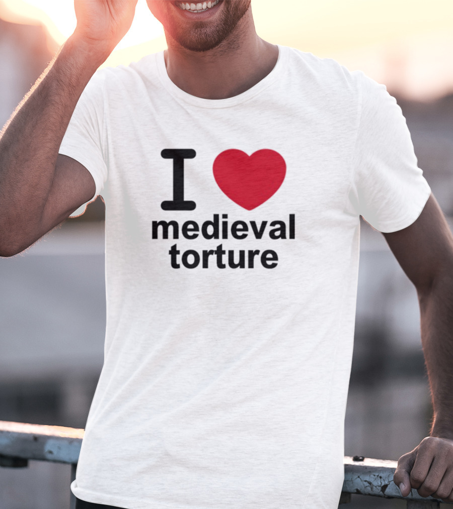 Wii Goth I Love Medieval Torture T-Shirt