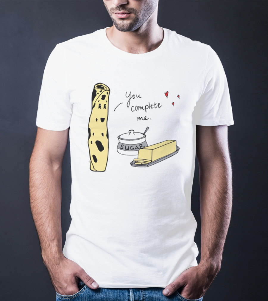 You Complete Me Minnesota Lefse Sugar Butter T-Shirt