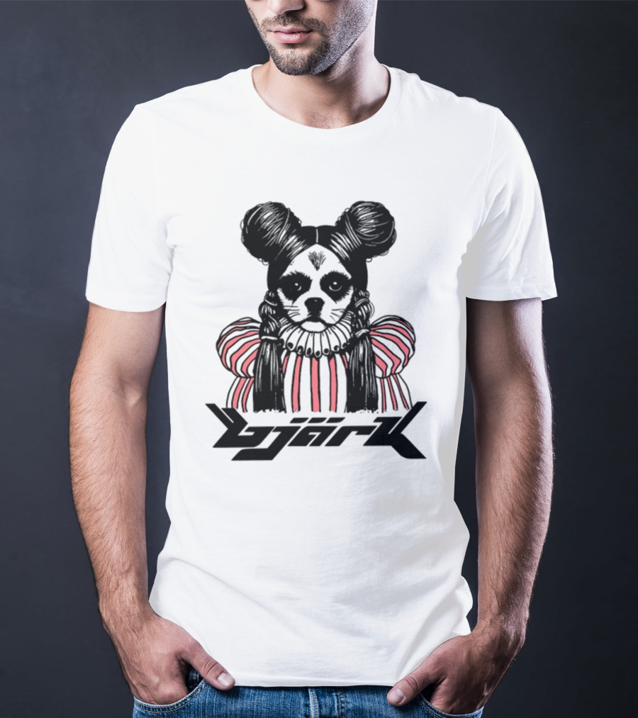 Bjark Sthtgohard Monochrome Dog T-Shirt