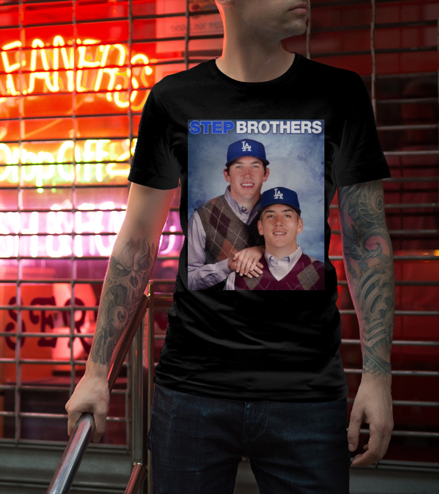 Bobby Miller Walker Buehler LA Step Brothers T-Shirt