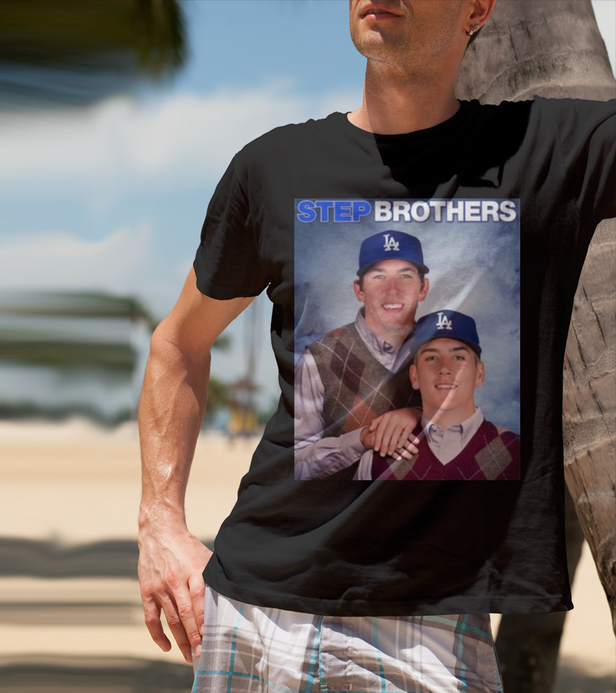 Bobby Miller Walker Buehler LA Step Brothers T-Shirt