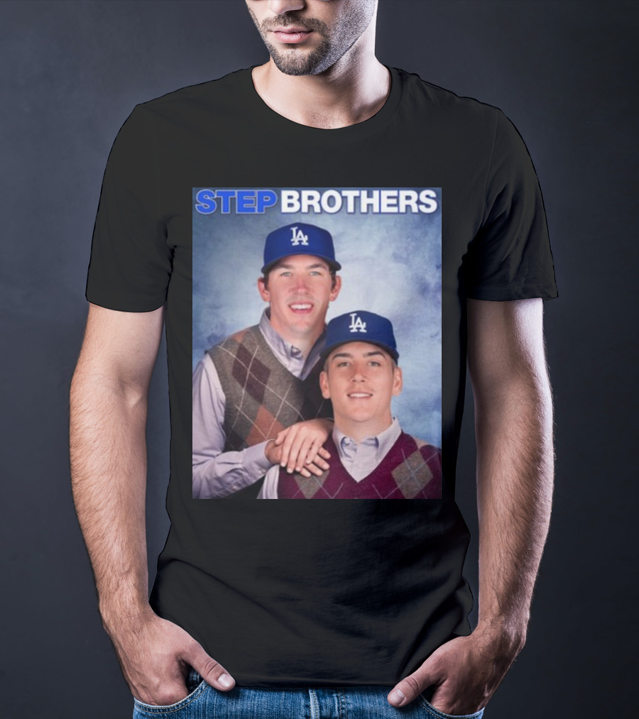 Bobby Miller Walker Buehler LA Step Brothers T-Shirt
