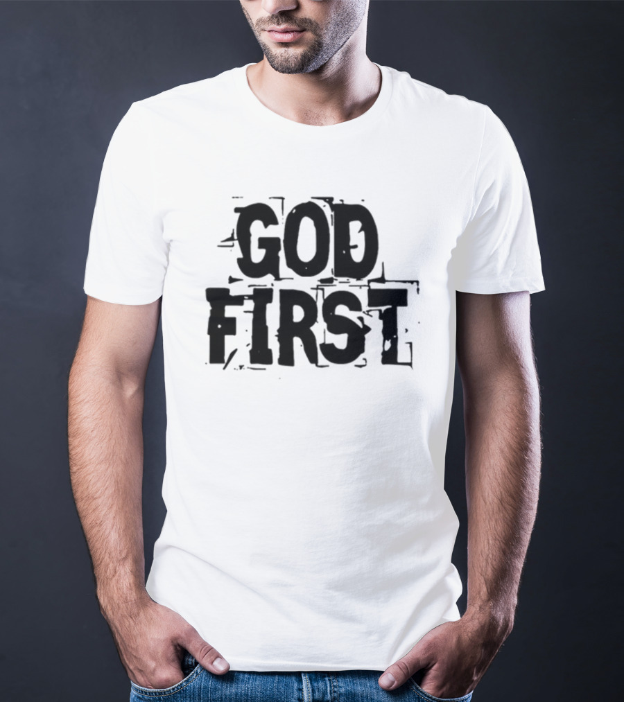 Reformedbychrist God First Faithful Priority T-Shirt