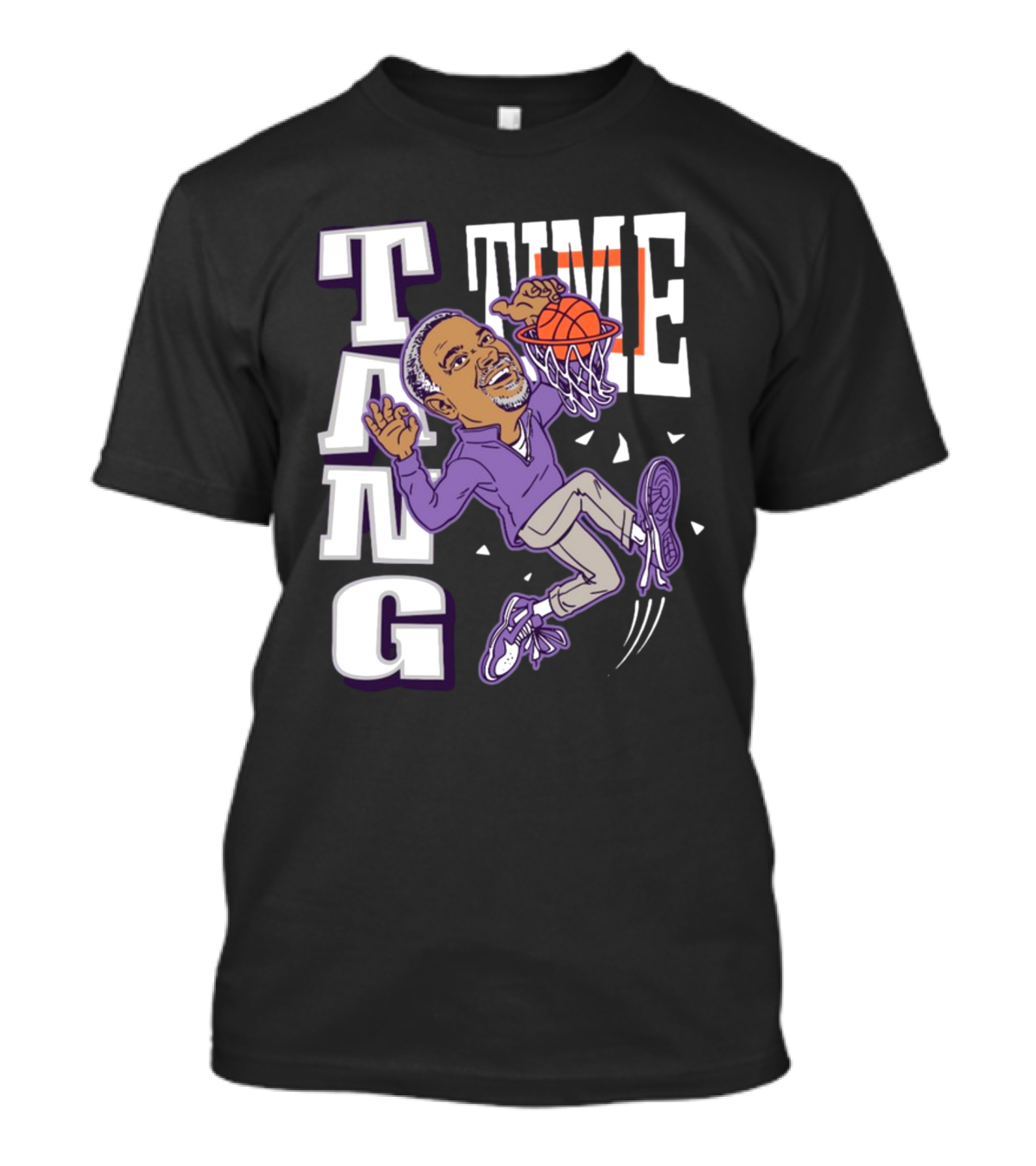 Charliehustle Tang Time Coach Jerome Basketball Slam Dunk T-Shirt