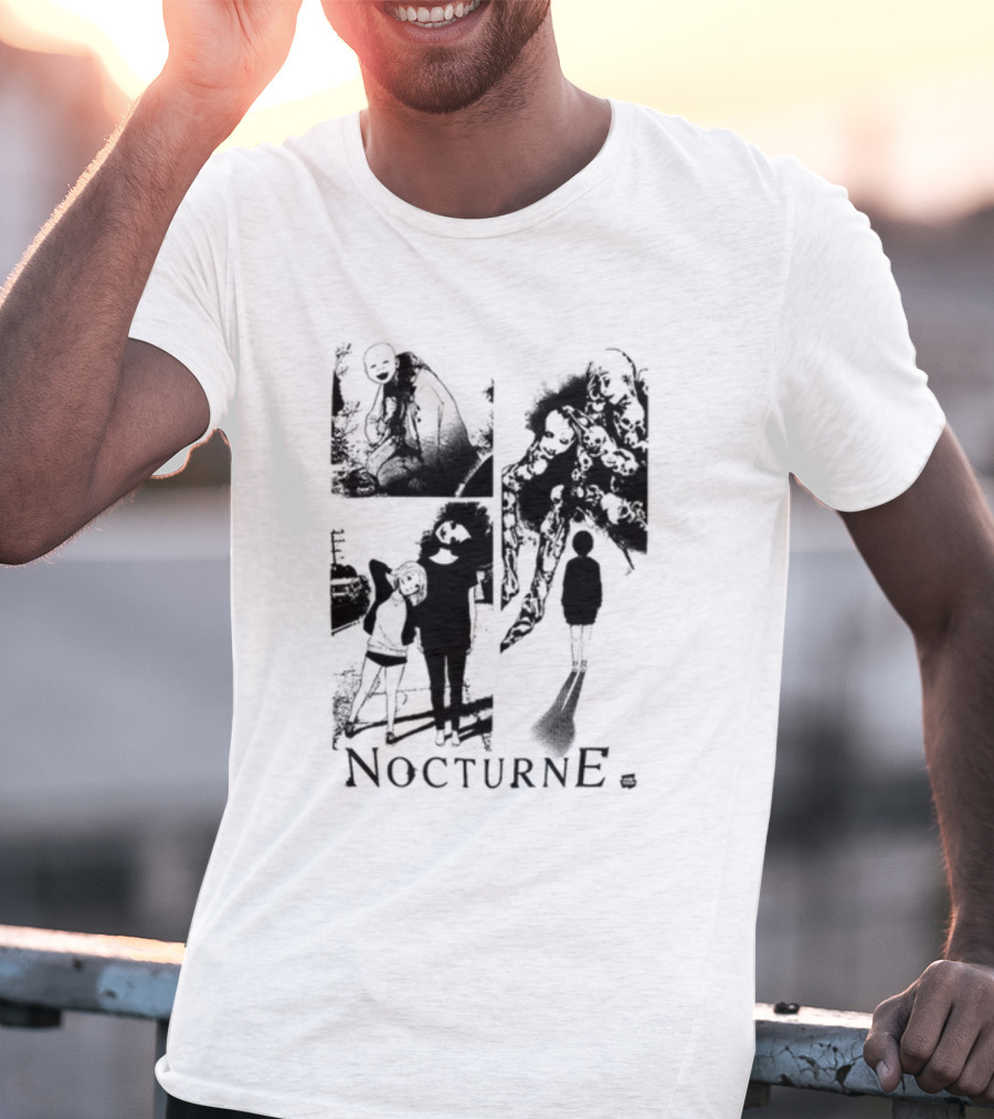 Fyyaa123 Nocturne Panels Manga Gothic Fantasy Shadows T-Shirt