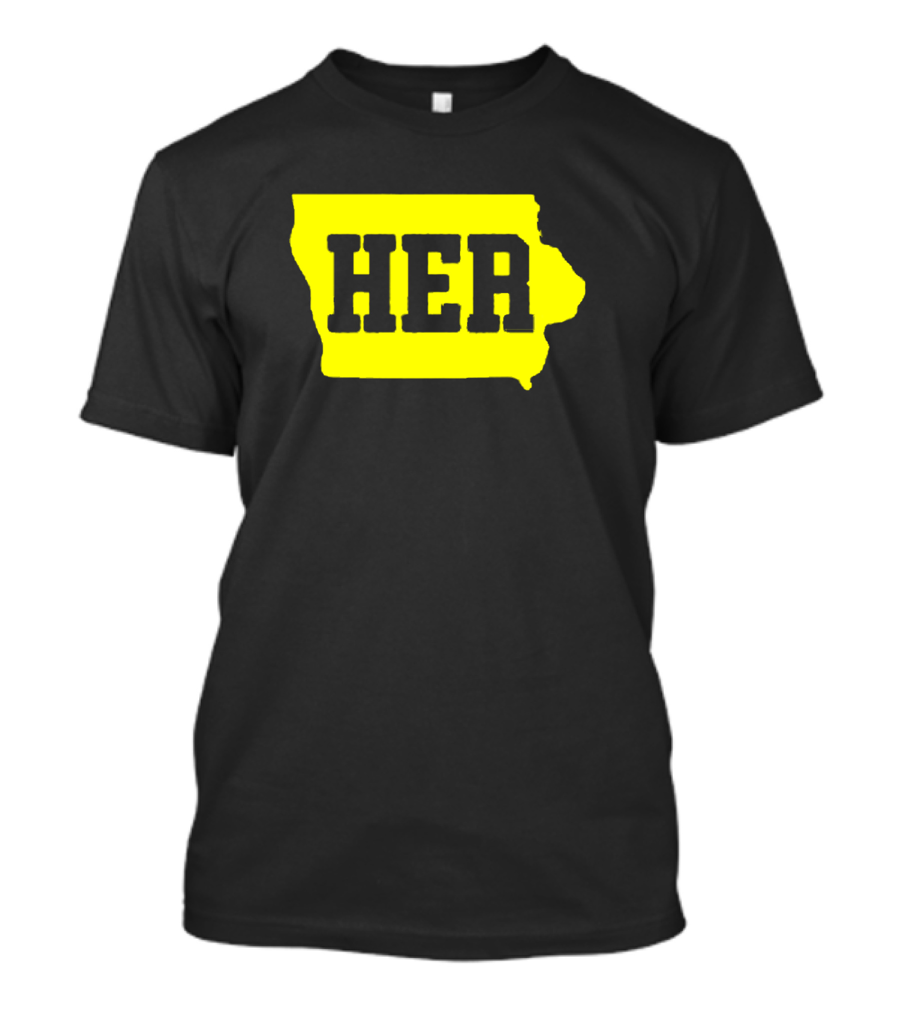 Dave Portnoy Hawkeye HER Caitlin Clark Iowa Map T-Shirt
