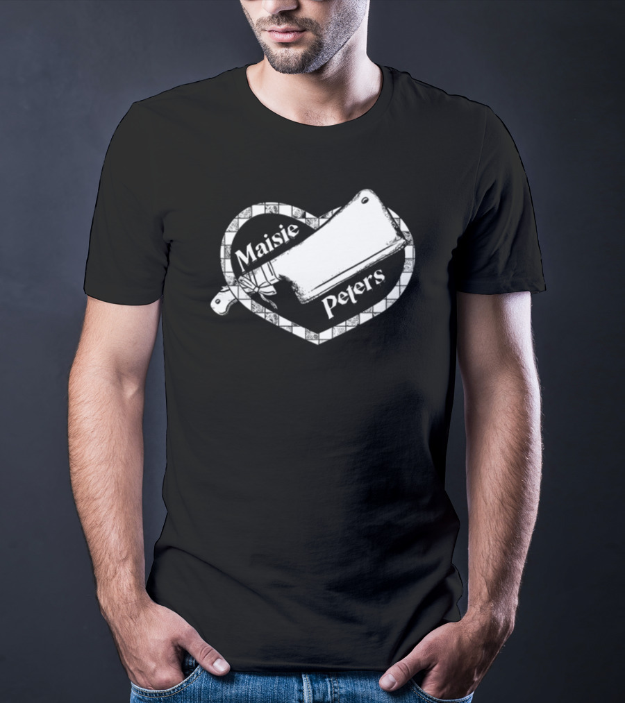 Maisie Peters Cleaver Heart Motif T-Shirt