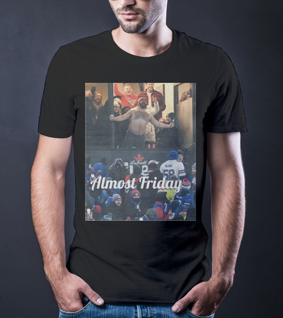 Almost Friday Kelce Labatt Beer Football T-Shirt