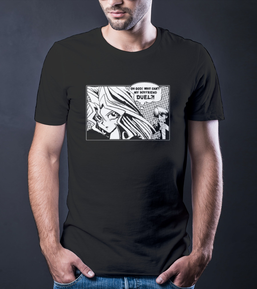 Mai Valentine Oh God Why Can't My Boyfriend Duel Manga Panel T-Shirt