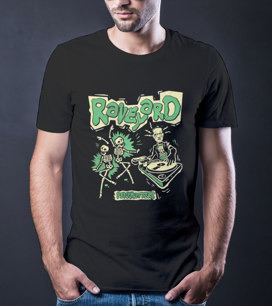 Penkmatters Raveyard Skeleton DJ Party T-Shirt