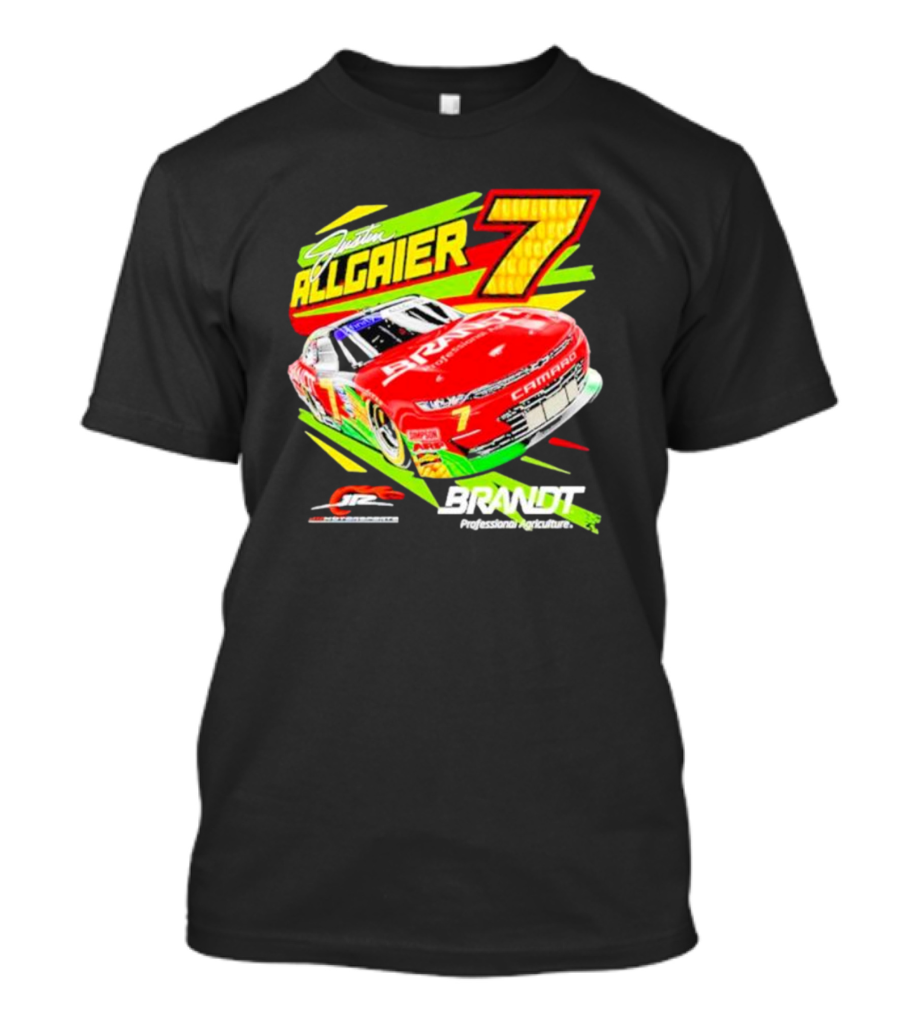 Justin Allgaier 7 JR Motorsports Brandt Camaro Racing Car T-Shirt