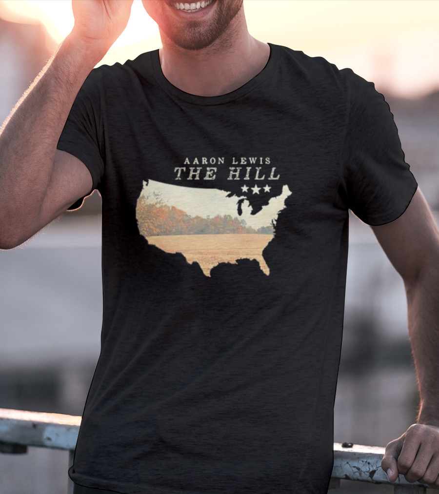 Aaron Lewis The Hill USA Landscape Stars T-Shirt