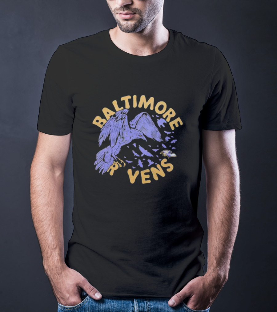 Baltimore Ravens The Raven Vintage T-Shirt