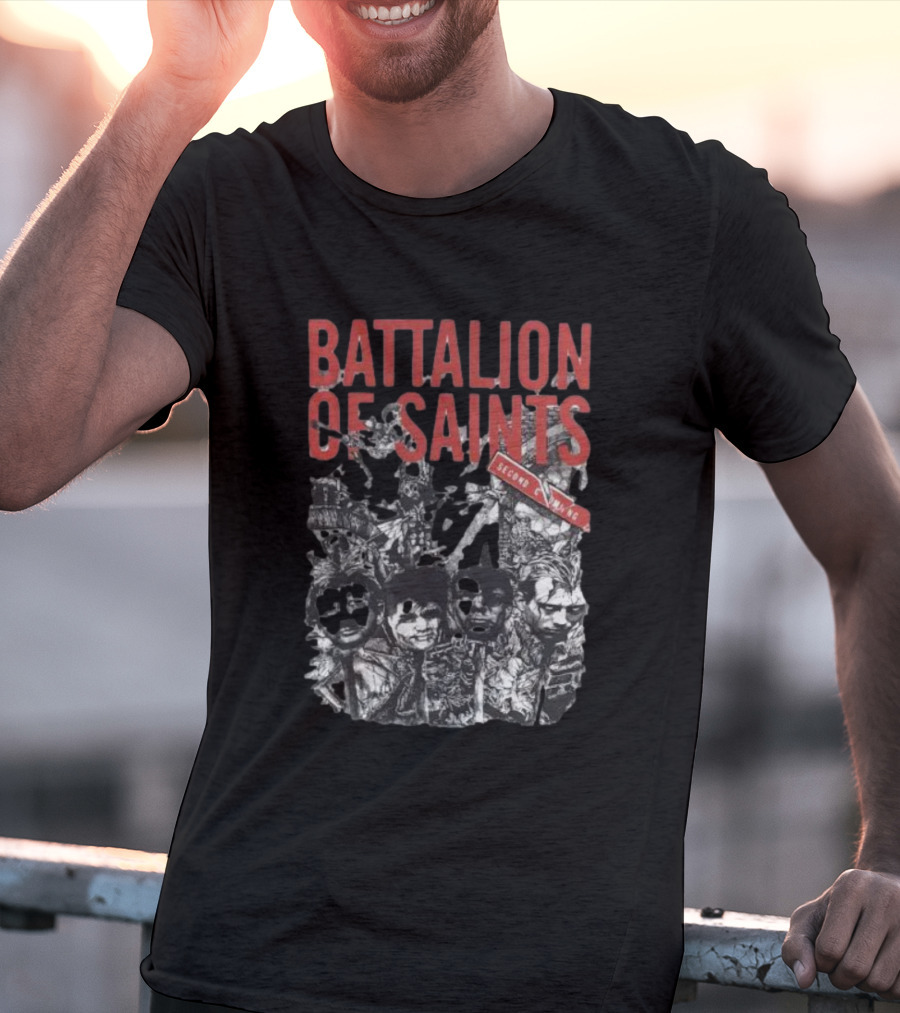 Battalion Of Saints Second Coming Punk Rock Album Cover T-Shirt