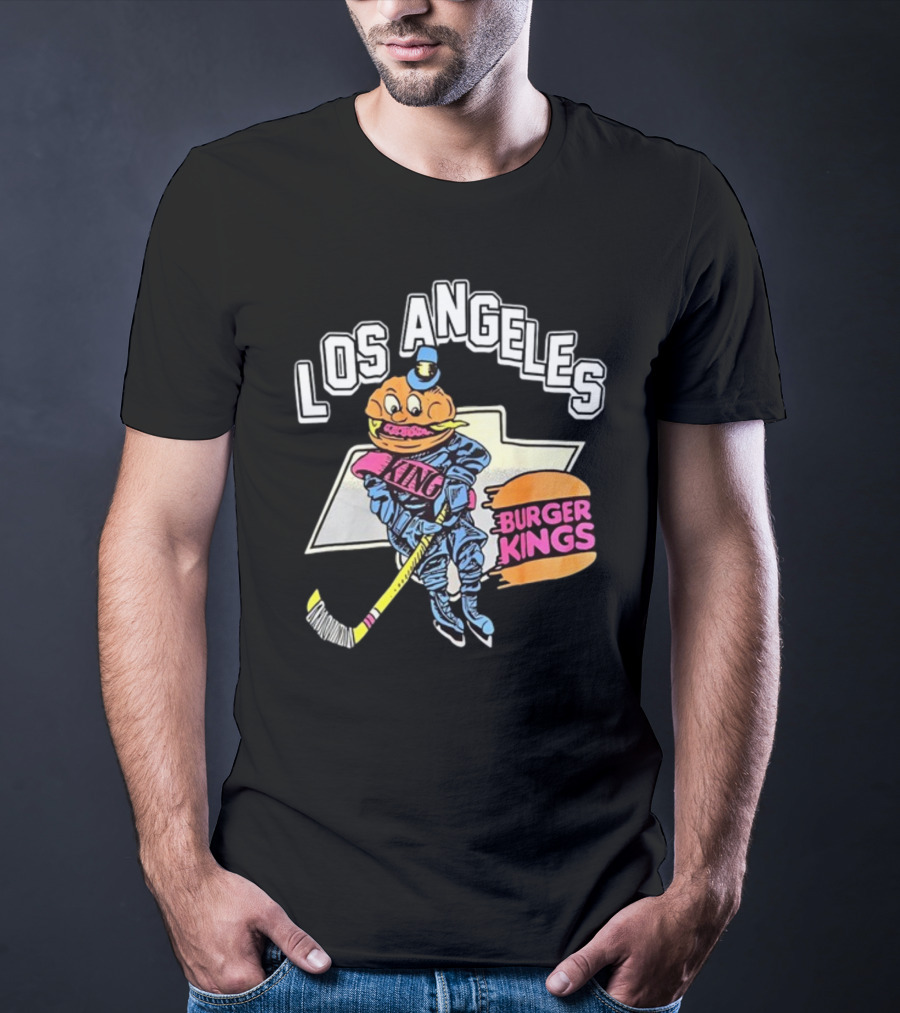 Los Angeles Burger Kings Hockey Character T-Shirt