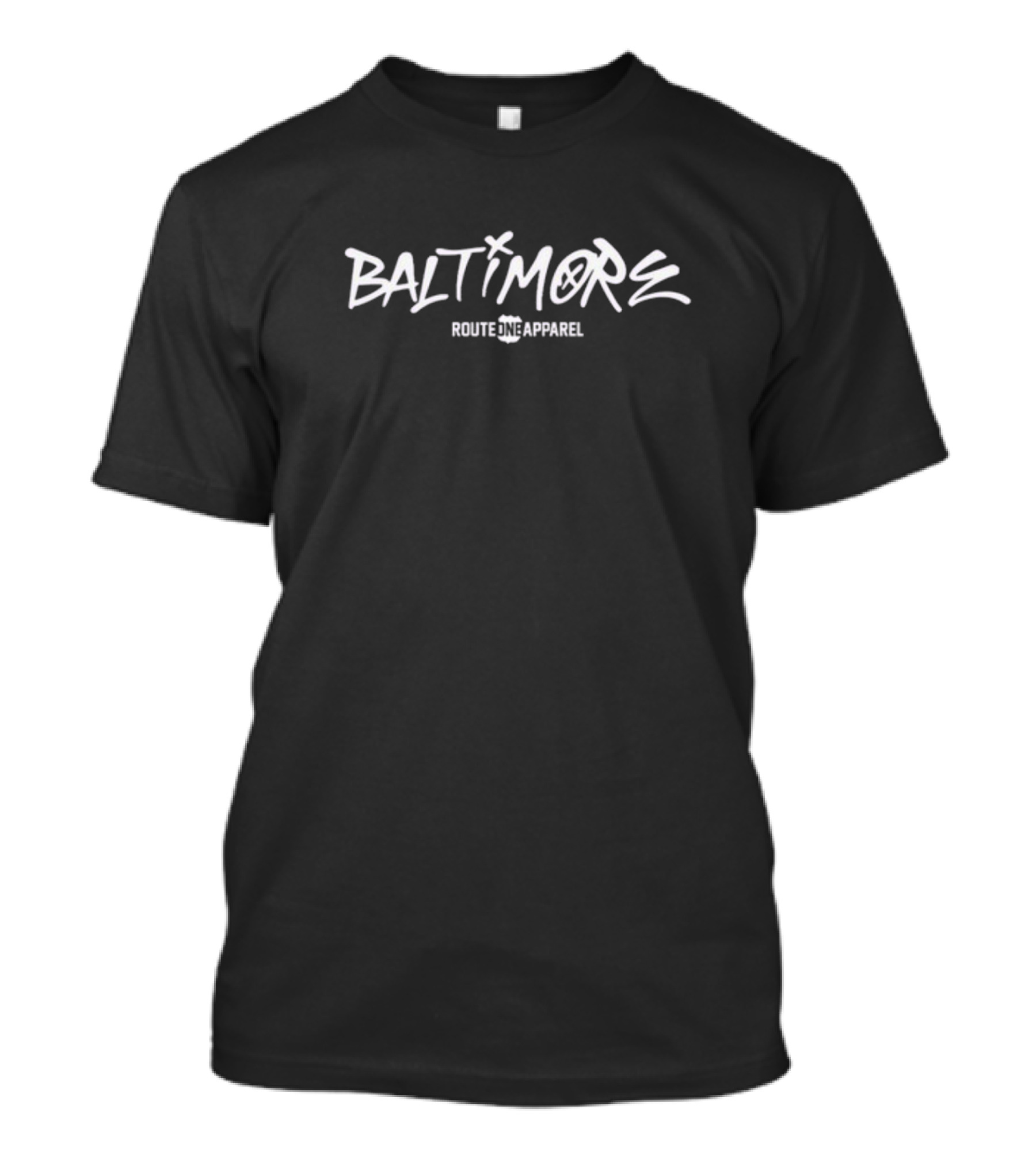 Baltimore Route One Apparel Taylor In A Ravens T-Shirt
