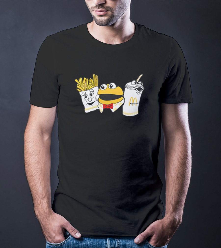 Goldenarachesunlimited McDonald's Meal Buddies Burger Fries Drink T-Shirt