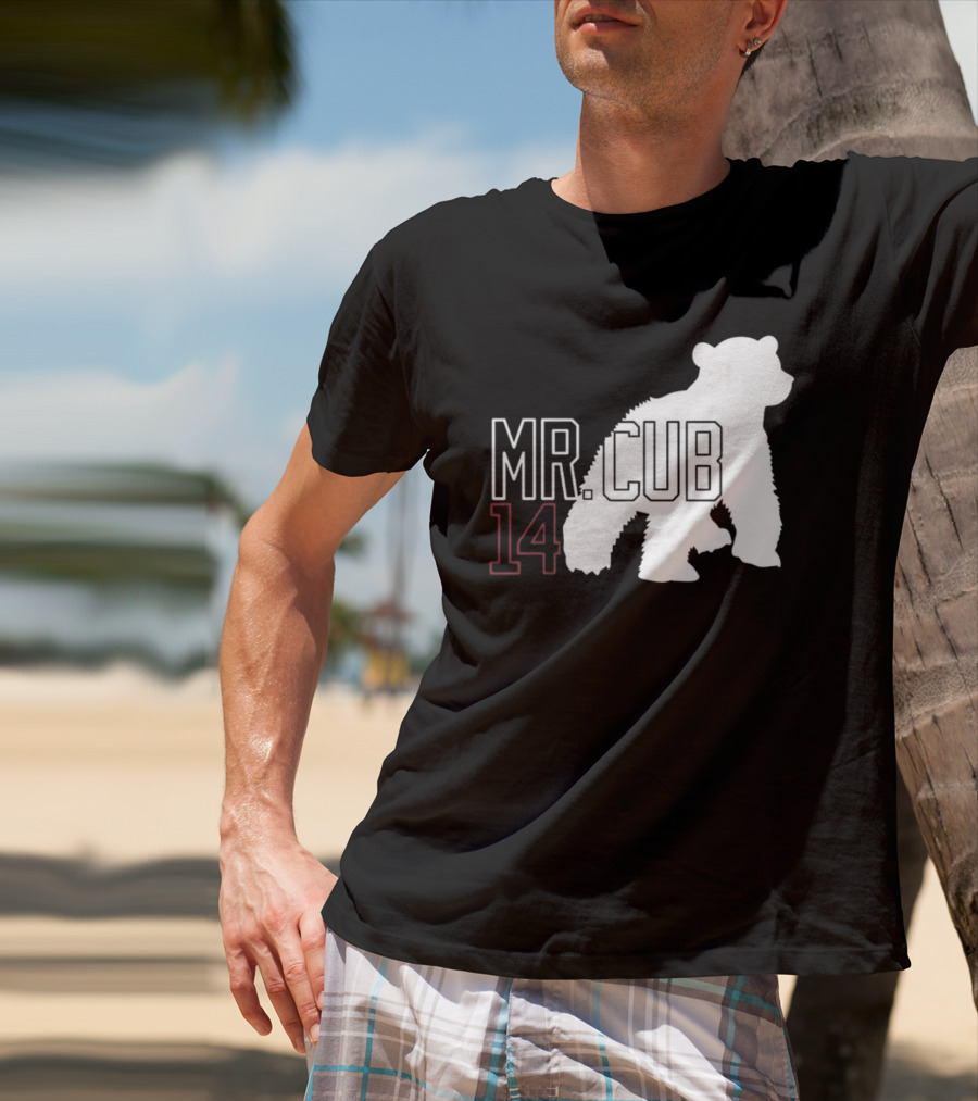 Mr. Cub 14 Silhouette Bear T-Shirt