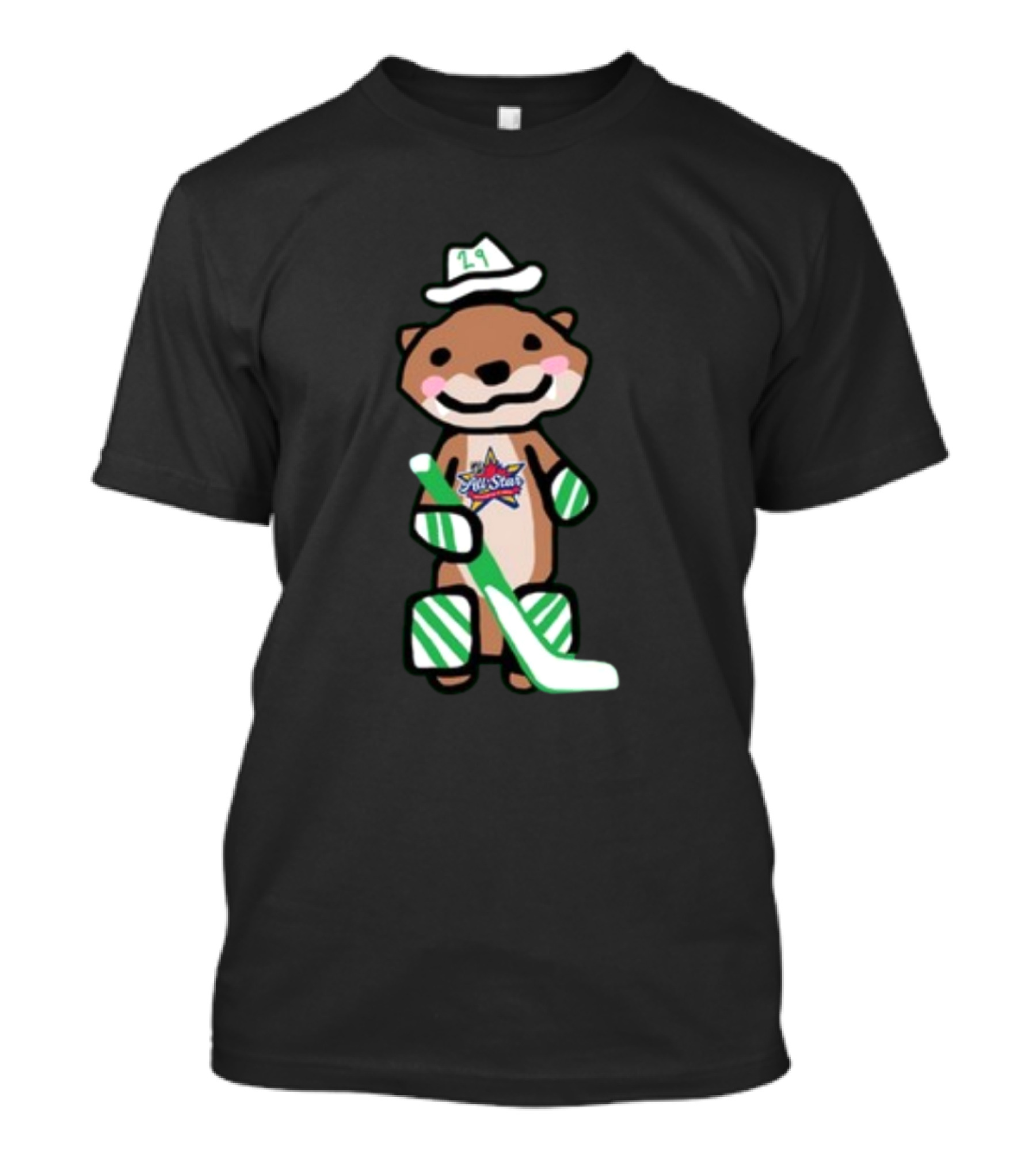 Dallas Stars Jake Otter 29 Hockey Mascot T-Shirt