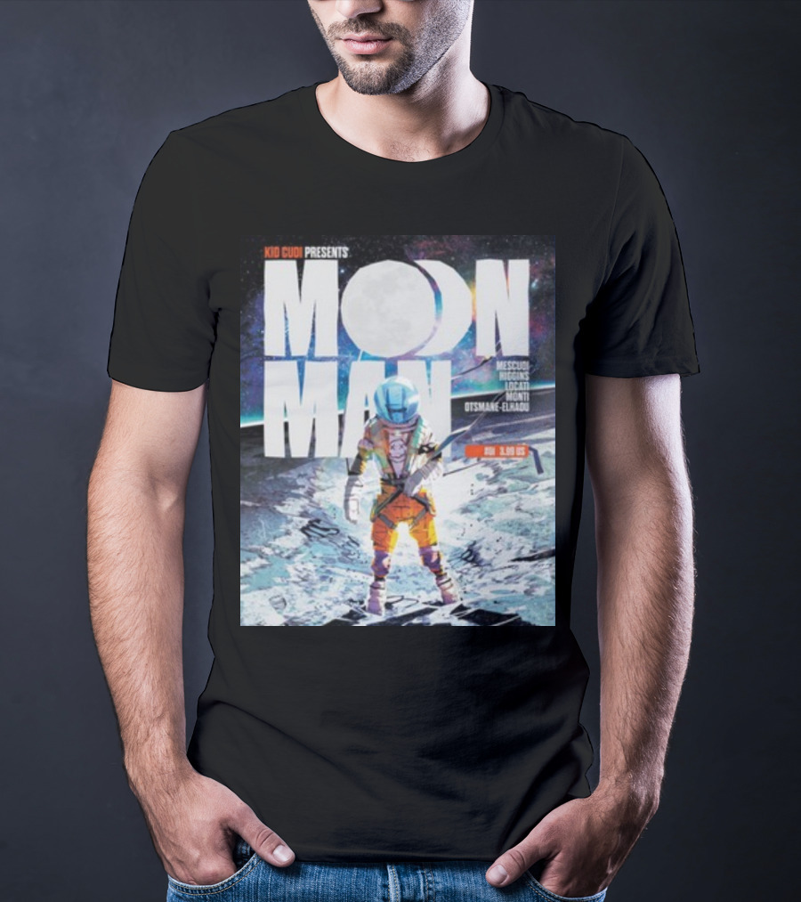 Kid Cudi Presents Moon Man Mescudi Riggins Dot Da Genius Monti Otsmane-Elhaou T-Shirt