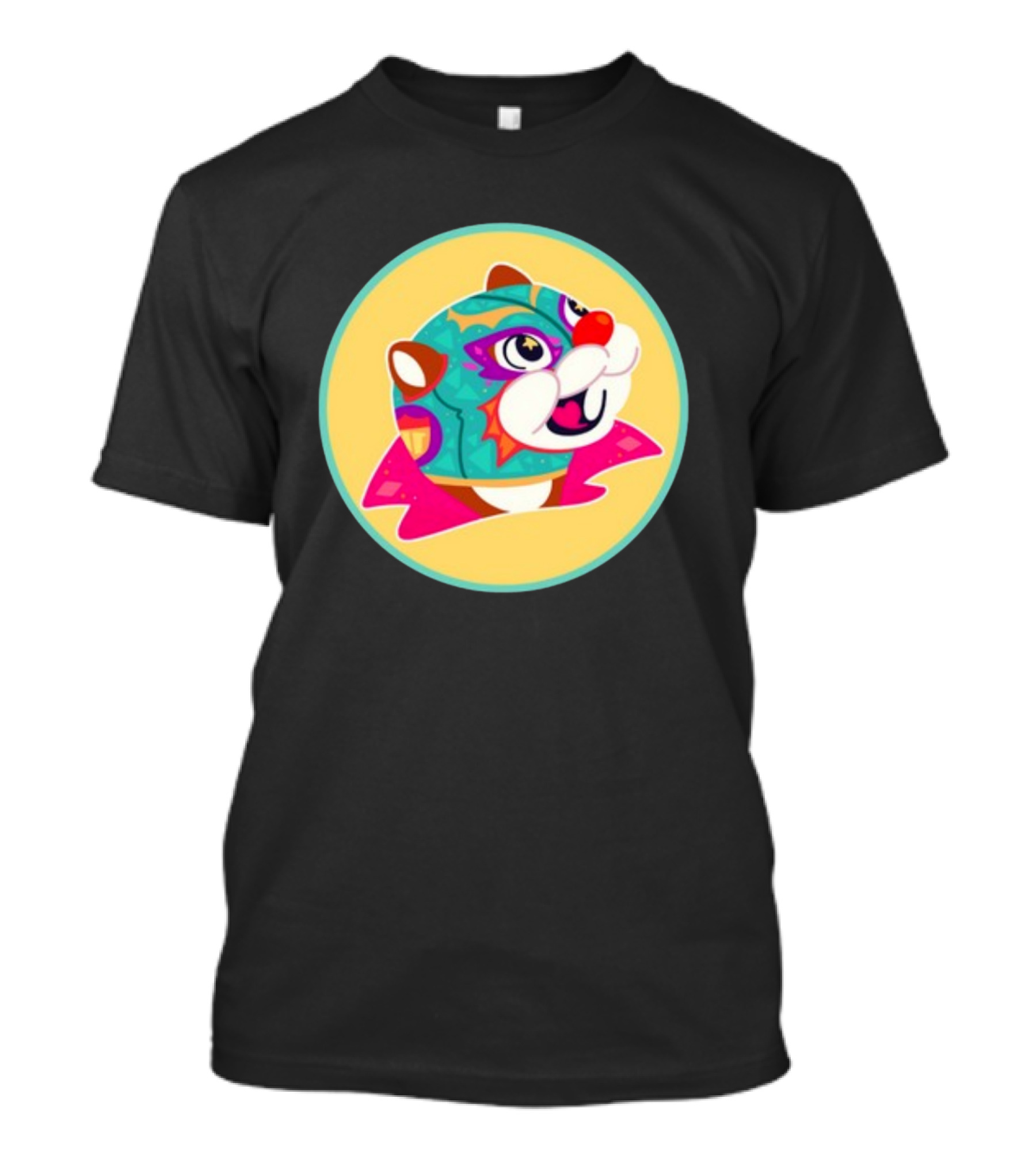 El Hijo Del Buc-Ees Luchador Beaver Mask T-Shirt