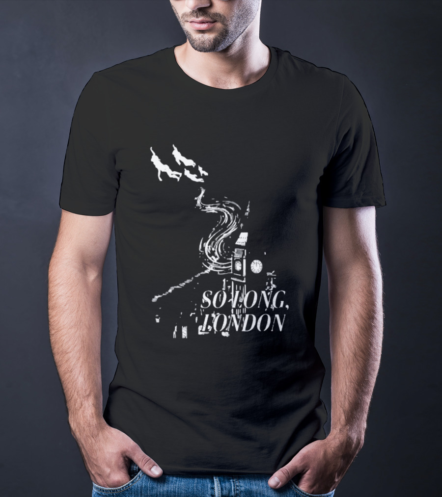 So Long London Peter Pan Neverland Big Ben Flight T-Shirt