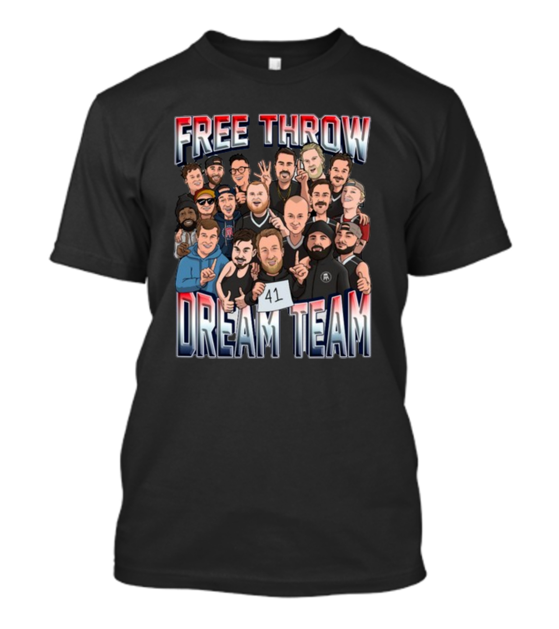 Free Throw Dream Team 41 Group T-Shirt