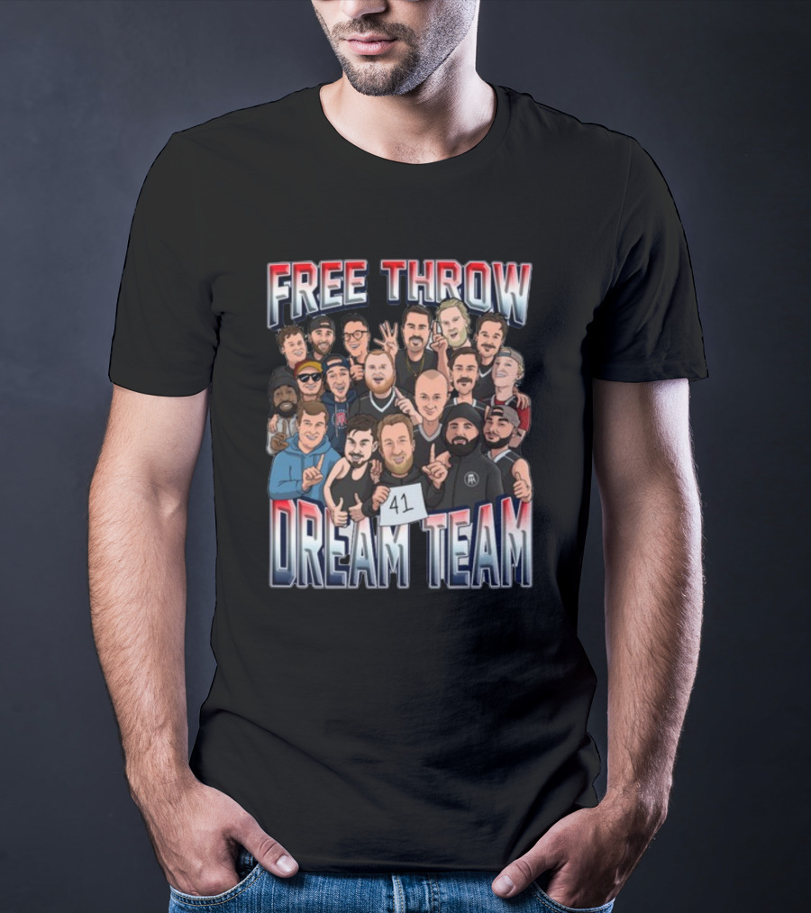 Free Throw Dream Team 41 Group T-Shirt