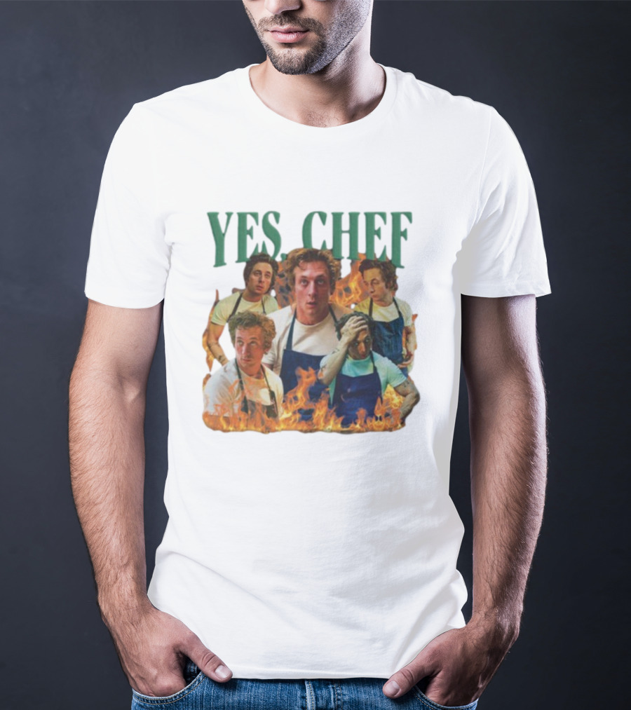 Yes Chef The Bear Jeremy Allen Fire T-Shirt