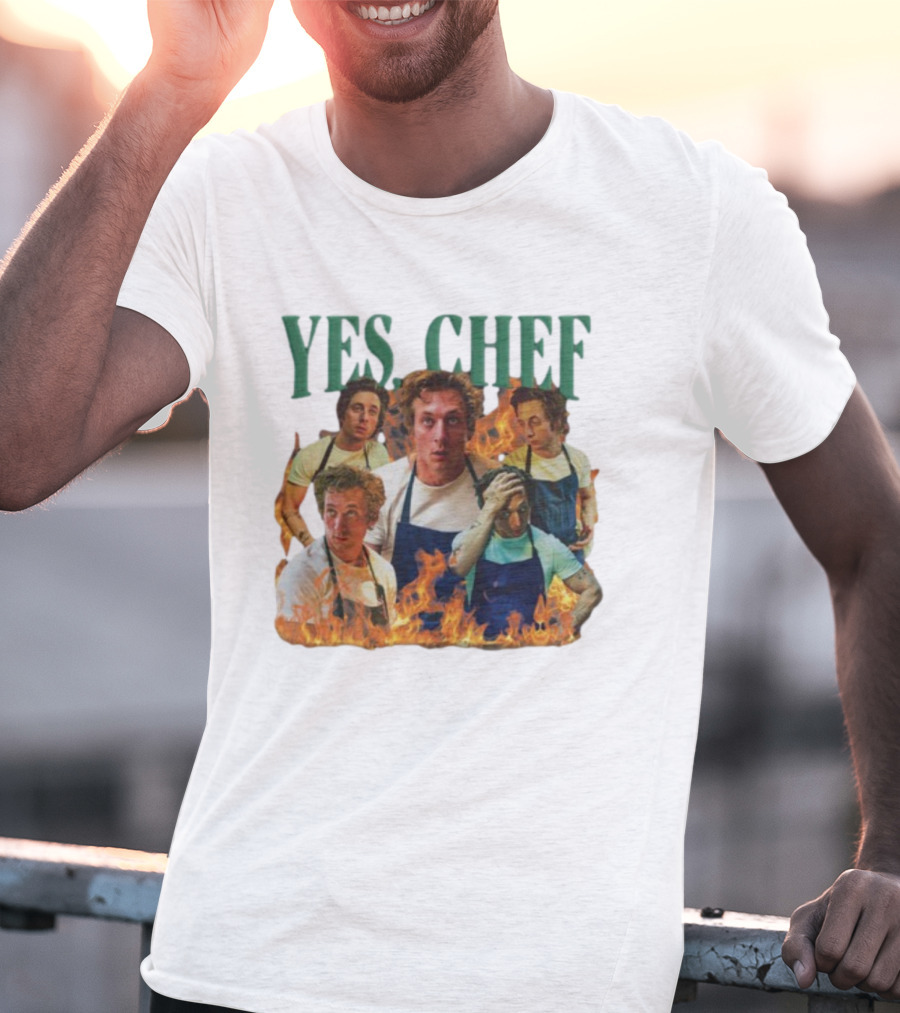 Yes Chef The Bear Jeremy Allen Fire T-Shirt