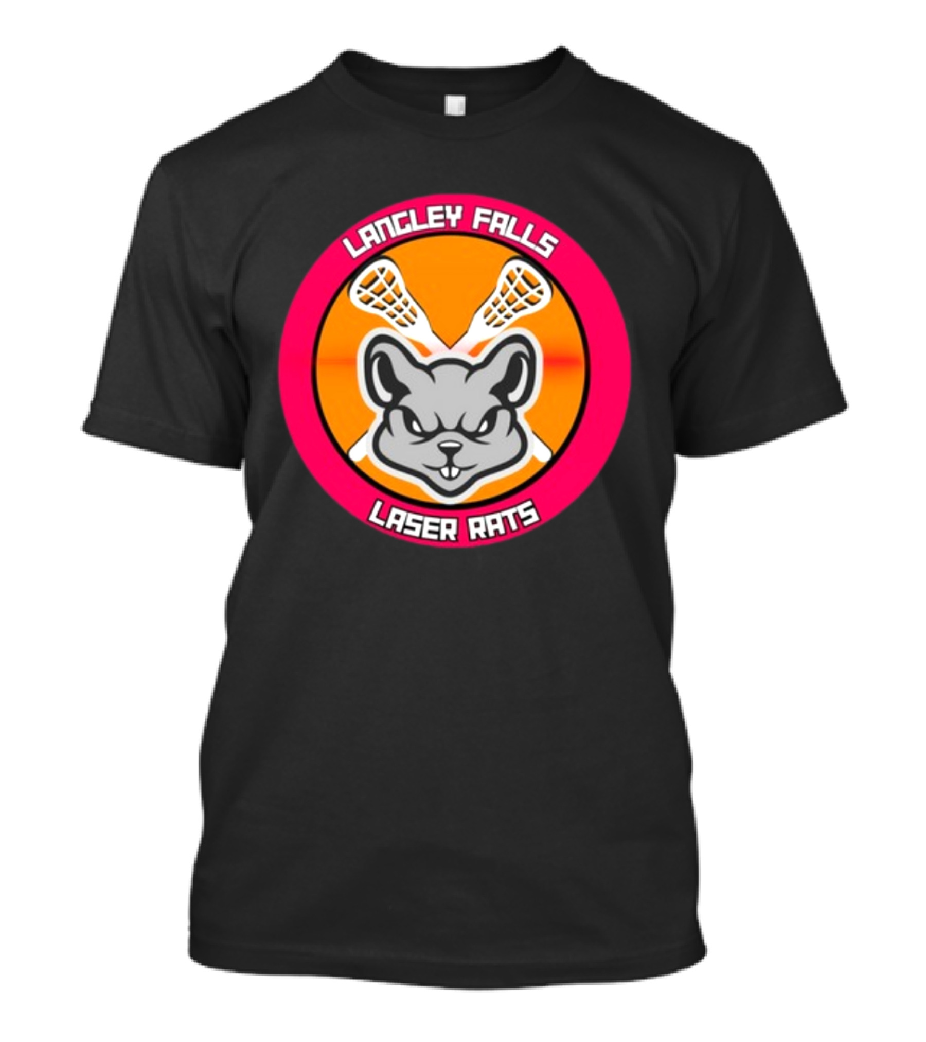 Langley Falls Laser Rats Lacrosse Team T-Shirt