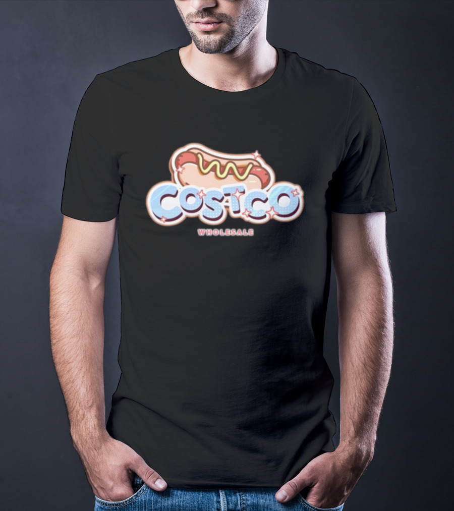 Costco Wholesale Hot Dog Vtuber T-Shirt