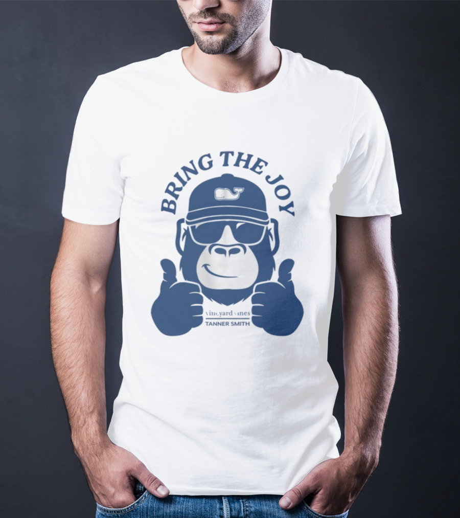 Bring The Joy Vineyard Vines Tanner Smith Whale Hat Sunglasses Gorilla T-Shirt