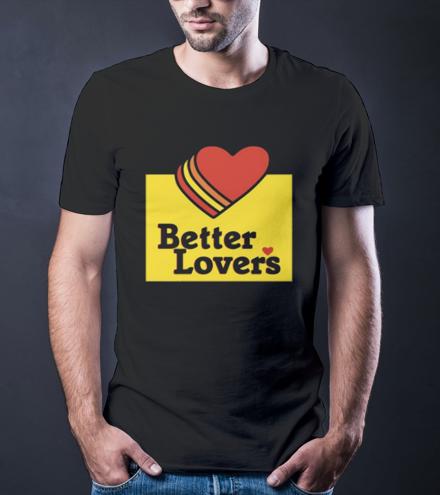 Better Lovers Heart Icon Valentines Day T-Shirt