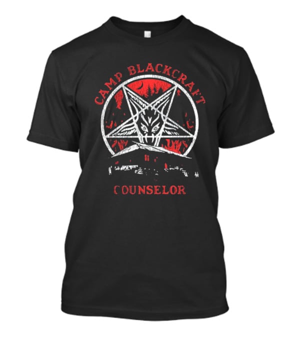 Camp Blackcraft Counselor Pentagram Demon T-Shirt