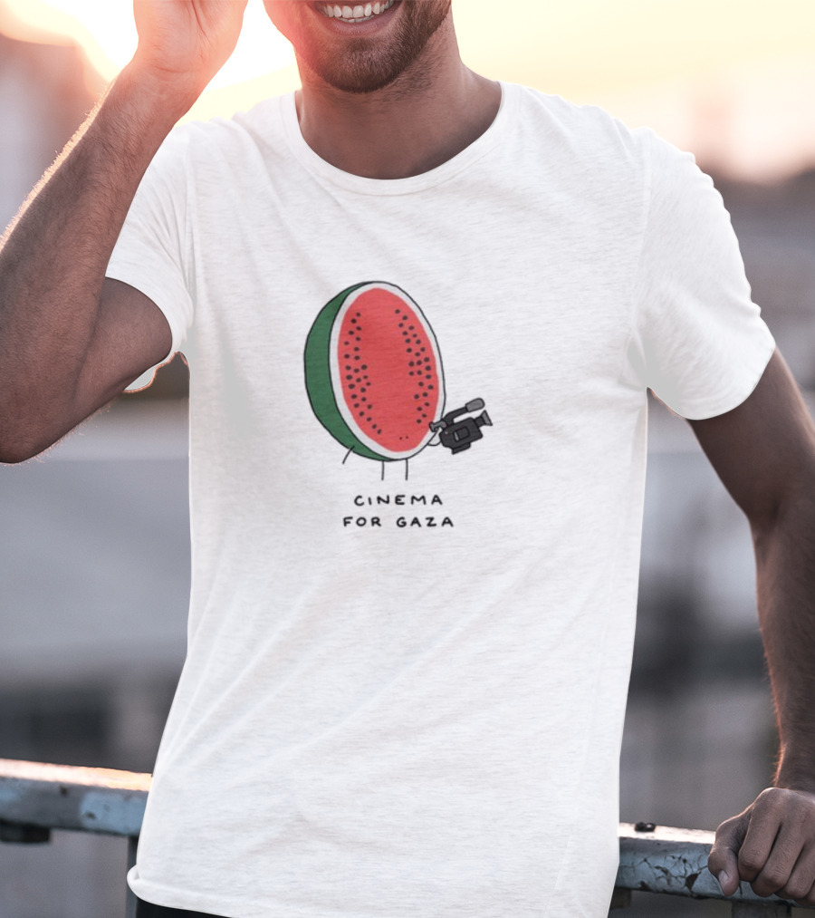 Cinema For Gaza Watermelon Holding Camera T-Shirt