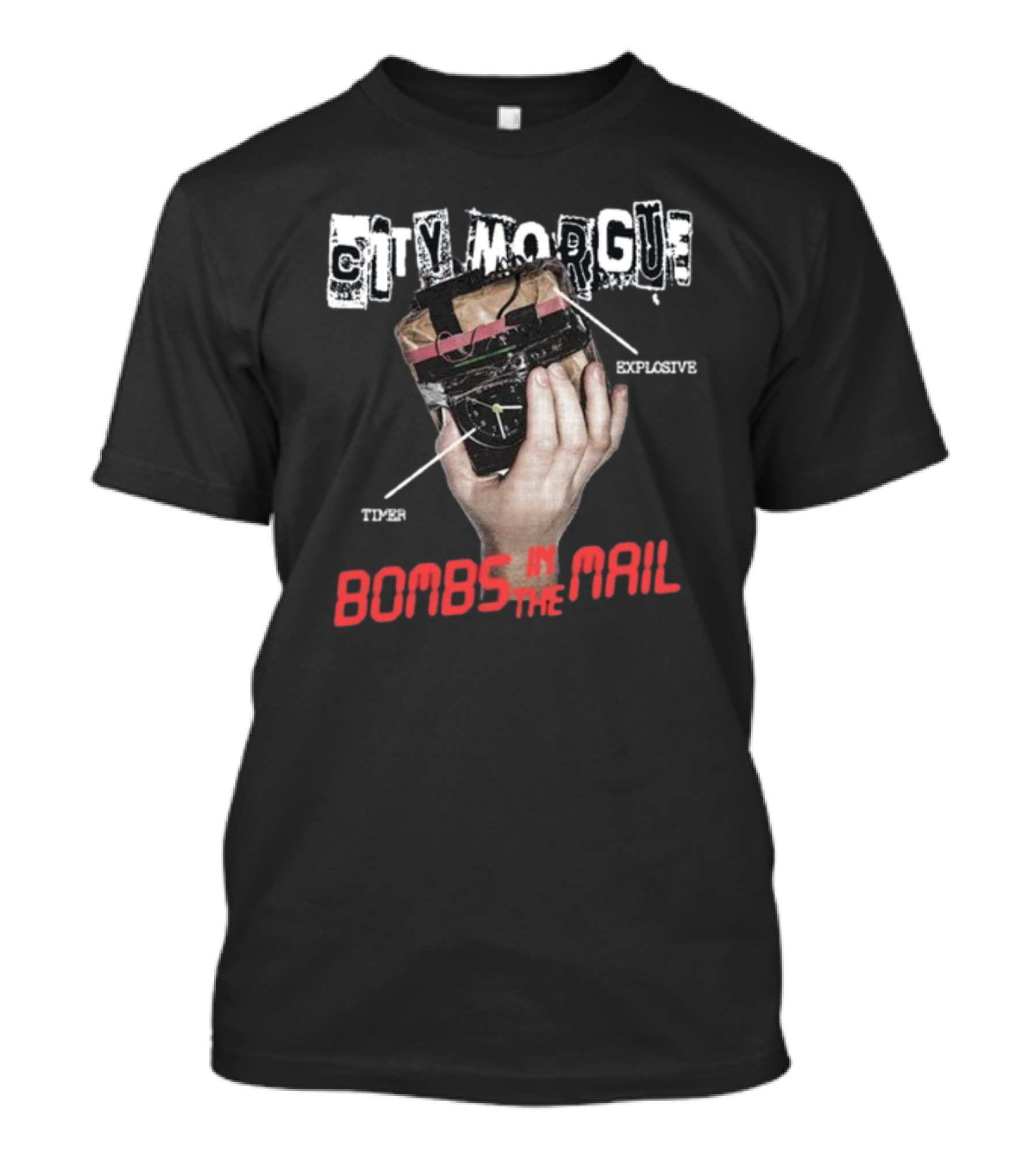 City Morgue Explosive Timer Bombs In The Mail T-Shirt