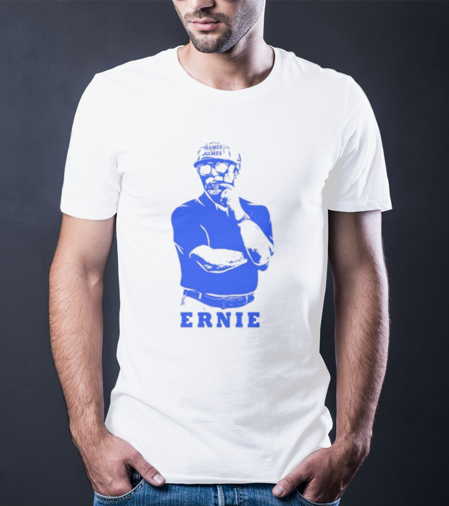 Games With Names Ernie Adams Iconic Blue T-Shirt
