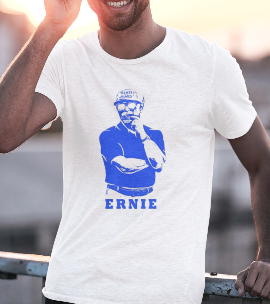 Games With Names Ernie Adams Iconic Blue T-Shirt