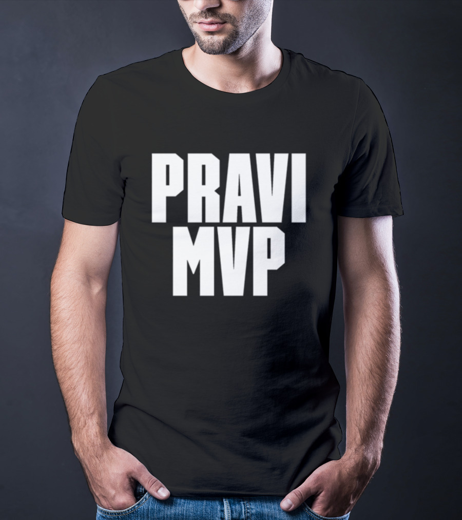 PRAVI MVP Bold Sports Enthusiast T-Shirt