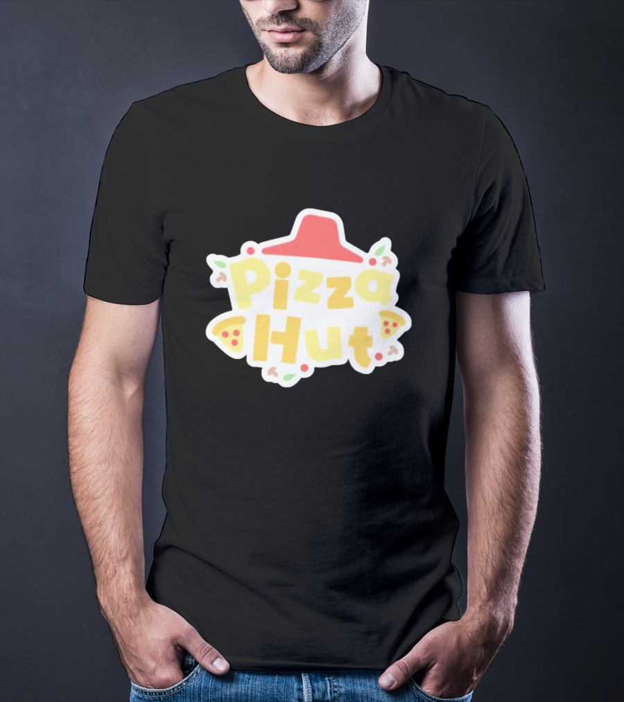 Pizza Hut Vtuber Style Playful T-Shirt