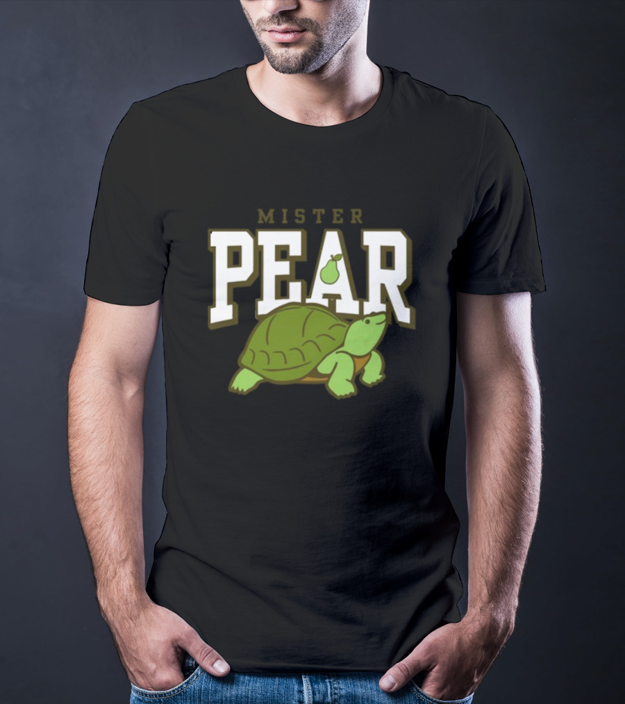 Mister Pear Turtle Varsity T-Shirt