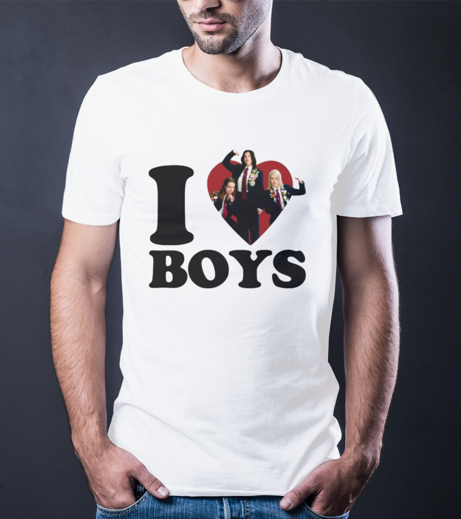 I Love Boys Mustardyardpress Boygenius Heart Trio T-Shirt
