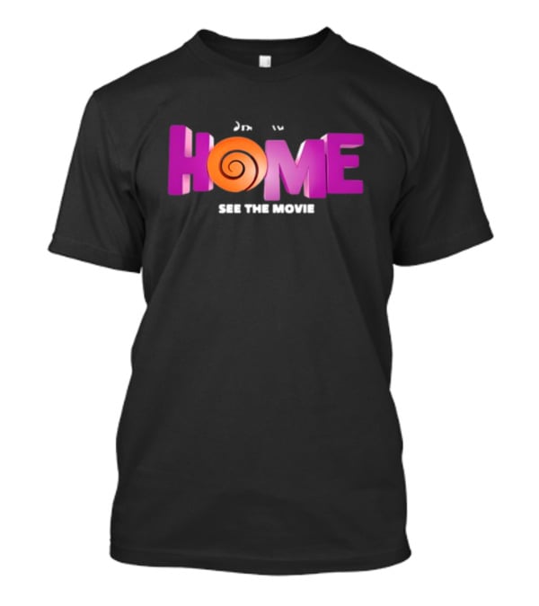 DreamWorks Home See The Movie Logo With Spiral T-Shirt