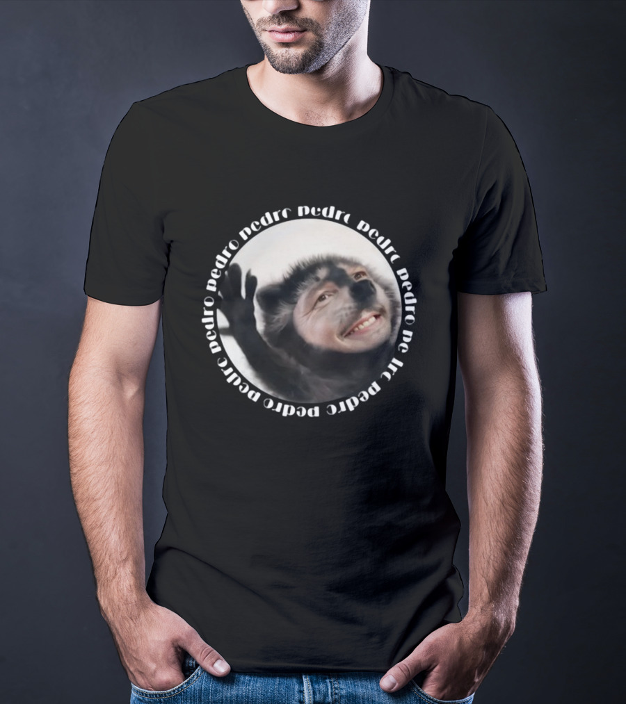 Theironycloset Pedro Raccoon Face Circle T-Shirt