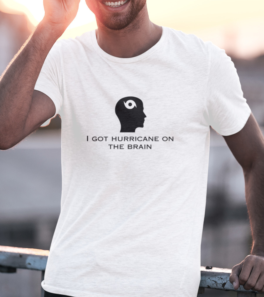 Helicity I Got Hurricane On The Brain Iconic Head T-Shirt