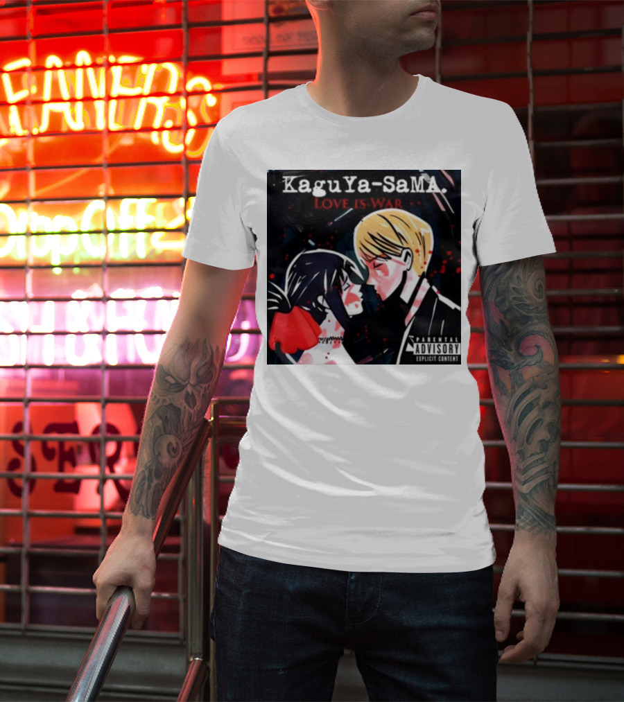 Kaguya-Sama Love Is War Explicit Content Parental Advisory T-Shirt
